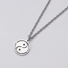 Men Necklace Stainless steel Necklace Women Men Simple Long Chain