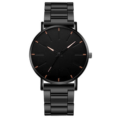 Men Watches Male Elegant Ultra Thin Watch Men Business Stainless Steel