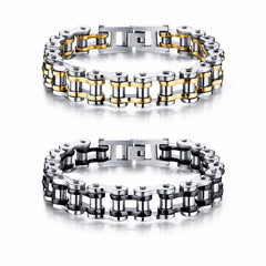 Stainless Steel Biker Chain Bracelet Mens Bracelet Link Chain Motorcycle