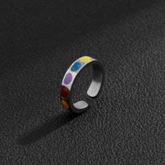 Trend Punk Hiphop Rock Metal Rings Set for Street Style