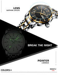 Watch for Men Warterproof Sports Mens Watch Business Quartz