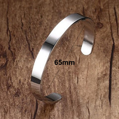 Vintage Stainless Steel Bangle Twisted Cuff Bracelet Unisex Casual