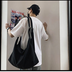 Fashion Versatile Messenger Bag Large Capacity Retro Canvas