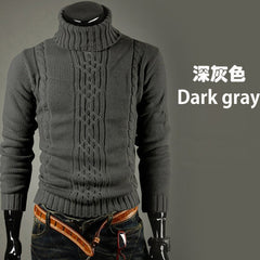 Warm Turtleneck Sweater Men Pull Homme Casual Pullover
