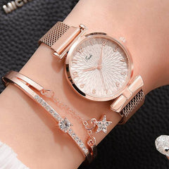 Bracelet Quartz For Women Magnetic Watch Ladies Sports