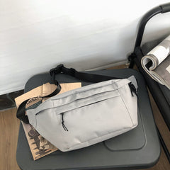 Large Capacity Storage Waist Bag Canvas Fanny Pack