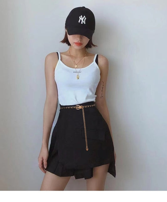 Metal Chain Belts for Women Waistbands Long Tassel for Suitable Jeans Suit