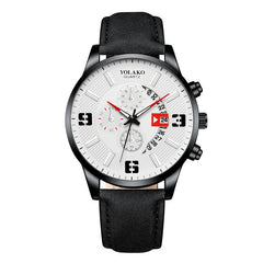 hombre Mens Fashion Business Watches Men Sports Stainless Steel Quartz