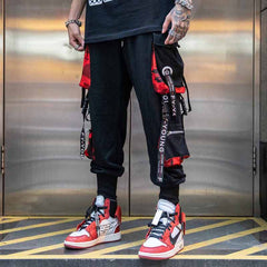 Streetwear Men Cool Pants Pocket Loose Men HipHop Fashion Joggers