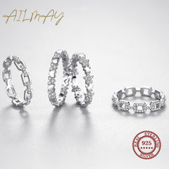 Silver Simple Stackable Charm Finger Ring