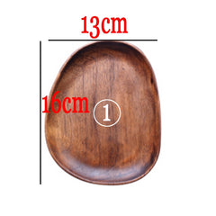 Whole Wood Lovesickness Wood with Irregular Oval Solid Wood Pan
