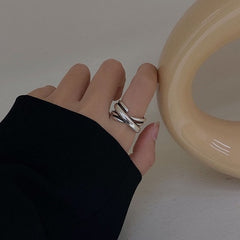 Heart Rings For Women Punk Girl Hip Hop Jewelry Vintage Harajuku