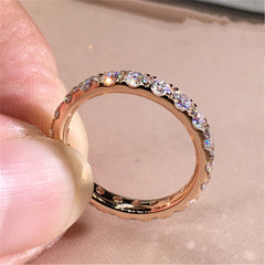 Rings For Women Silver Color Cubic Zirconia Ring Trendy Jewelry
