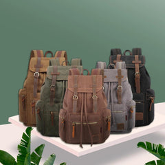 vintage canvas Backpacks Men And Women Bags Travel