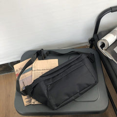 Large Capacity Storage Waist Bag Canvas Fanny Pack