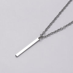 Men Necklace Stainless steel Necklace Women Men Simple Long Chain