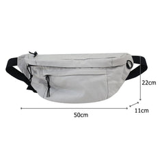 Large Capacity Storage Waist Bag Canvas Fanny Pack