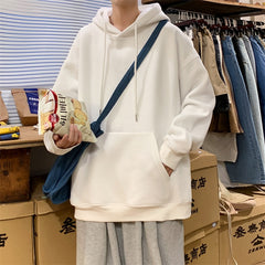 Oversized Graphic Hooded Hoodies Mens Thick Streetwear