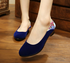 Women Flats Ballet Office Work Shoes FlatsOversize Boat