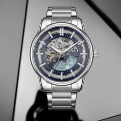 Men Watch Mechanical Automatic Wristwatch Stainless Steel