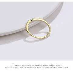 Silver Inlaid With Cubic Zircon Customize Ring Simple Multi-color