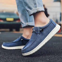 Large Size Outdoor Men Casual Denim Canvas Shoes Vulcanize Shoes