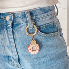 Cartoon Donut Silicone Case for Apple Airtag Case