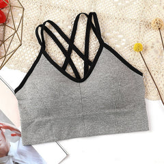 Seamless Anti-sweat Shockproof Padded Breathable Sports Bra