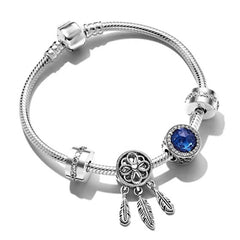 Heart-shaped Pendant Charm Bracelet Fit