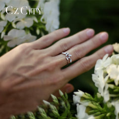 Silver Handmade Olive Leaf Rings