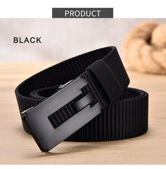 Men Belt Army Outdoor Sports Designer Automatic Buckle Male