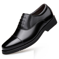 Man Split Leather Shoes Rubber Sole EXTRA Man Business Office Male
