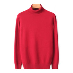 Warm Turtleneck Sweater High Quality Fashion Casual Comfortable Pullover Thick Sweater