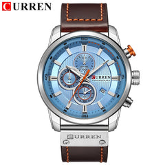 Fashion Date Quartz Men Watches Chronograph Sport Mens Wrist Watch