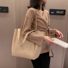 bag large capacity shoulder bags high quality PU leather shoulder bags