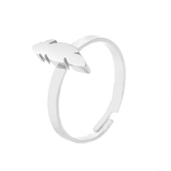finger ring fashion adjust ring stainless steel woman ring stainless steel