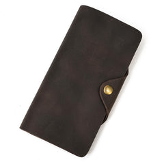 Vintage Long Wallet Men Women RFID Blocking Credit Card Holder