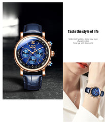 Watch Women Casual Ladies Watches Leather Waterproof Quartz
