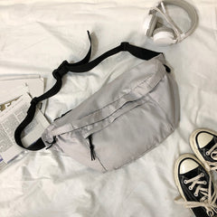 Large Capacity Storage Waist Bag Canvas Fanny Pack