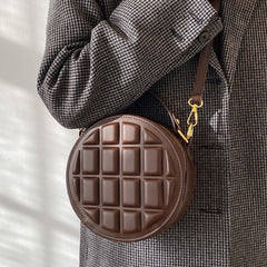 Square Round Cake Handbag Female Bag