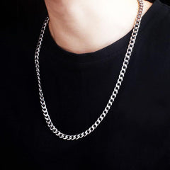 Stainless Steel Chain Necklace Long Hip Hop