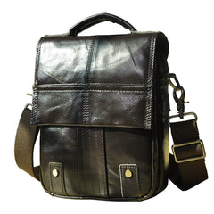 Leather Male Casual Design Shoulder Messenger bag Cowhide Fashion Cross-body