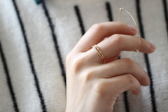 Plating Pavé Crystal Exquisite Wedding Ring Women Light