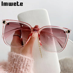 Fashion Oversized Sunglasses Square Design Vintage