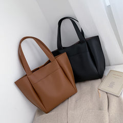 bag large capacity shoulder bags high quality PU leather shoulder bags