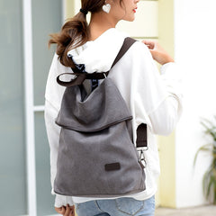 Women Canvas Backpack Fashion Shoulder Bag Travel School Bag