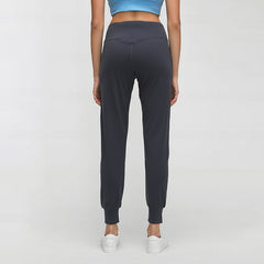 Women Naked-feel Fabric Loose Fit Sport Active Back waist Lounge Jogger