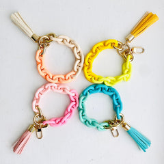 Pop Keychain Women Accessories Wholesale Wristlet Bangle Bracelet Cute