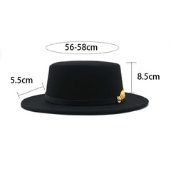Wool Vintage Trilby Felt Fedora Hat Ribbon With Wide Brim
