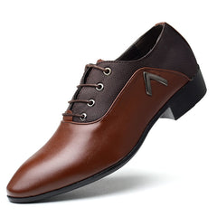 Men Leather Shoes Business Dress Shoes All-Match Casual Shoes